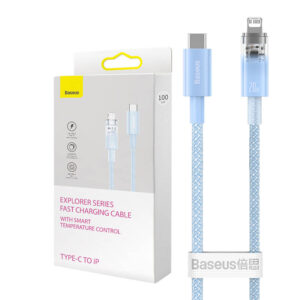 Rýchlonabíjací kábel Baseus USB-C na Lightning Explorer Series 1 m