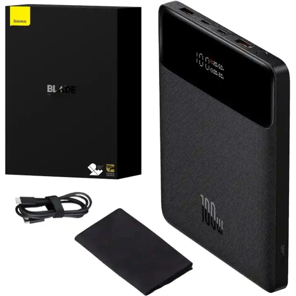 Powerbank Baseus Blade 20000 mAh 100 W (čierna)