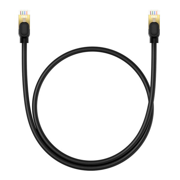Kabel sieciowy kat. 8 Baseus Ethernet RJ45, 40Gbps, 0,5 m (čierny) - Image 3