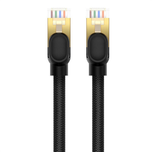 Kabel sieciowy kat. 8 Baseus Ethernet RJ45, 40Gbps, 15 m (čierny) - Image 4