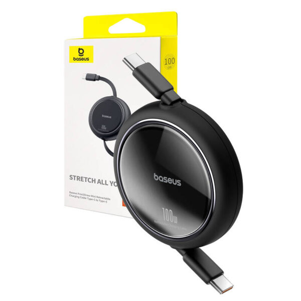 Kábel uhlový USB-C na USB-C Baseus Legend Series, PD, 100 W, 1 m (čierny) - Image 9