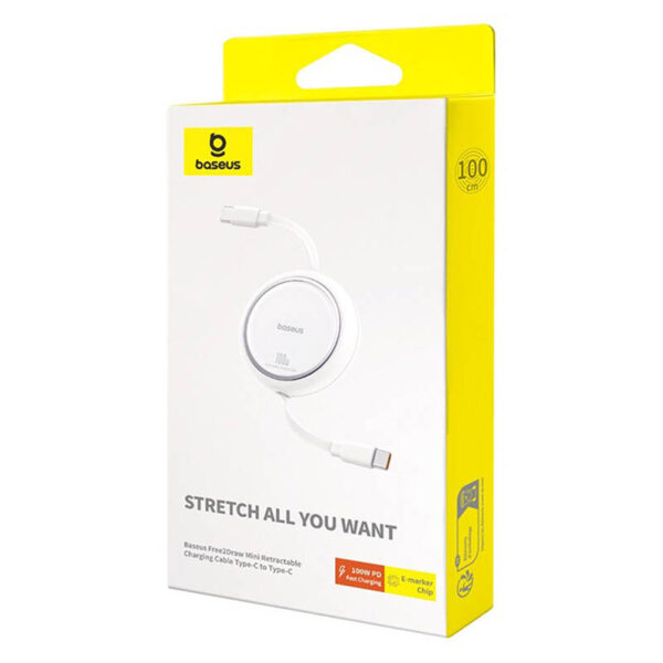 Kábel uhlový USB-C na USB-C Baseus Legend Series, PD, 100 W, 1 m (čierny) - Image 7