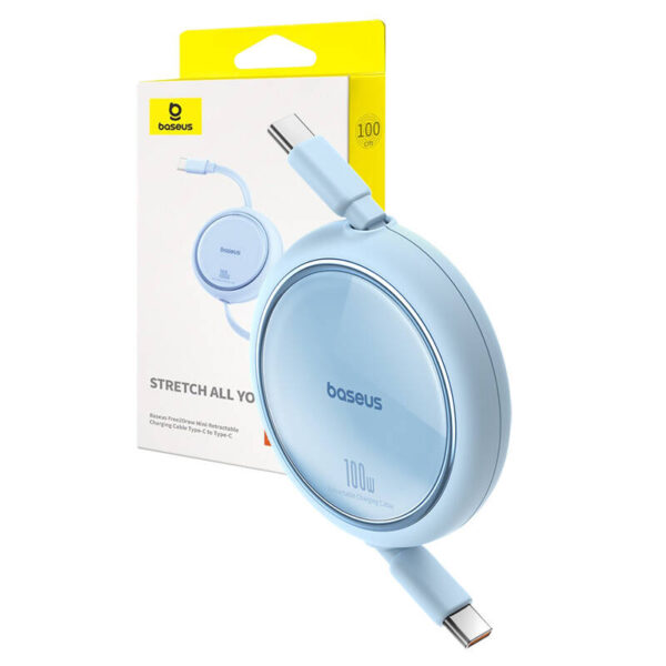 Kábel uhlový USB-C na USB-C Baseus Legend Series, PD, 100 W, 1 m (čierny) - Image 9