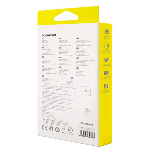 Kábel uhlový USB-C na USB-C Baseus Legend Series, PD, 100 W, 1 m (čierny) - Image 8