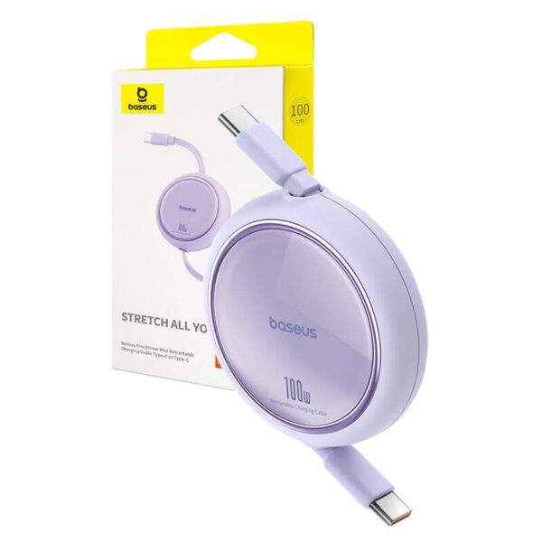 Kábel uhlový USB-C na USB-C Baseus Legend Series, PD, 100 W, 1 m (čierny) - Image 9