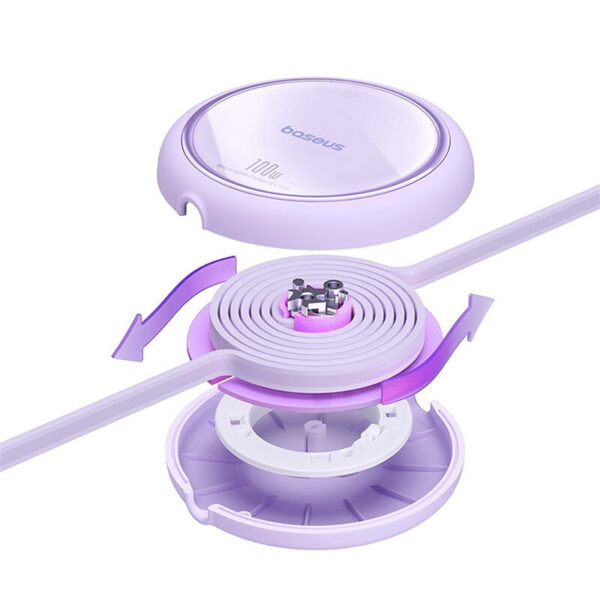 Kábel uhlový USB-C na USB-C Baseus Legend Series, PD, 100 W, 1 m (čierny) - Image 5