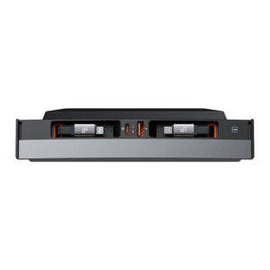 Rozbočovač Baseus T-Space s káblami USB-C na lightning pre vozidlá Tesla (čierny)