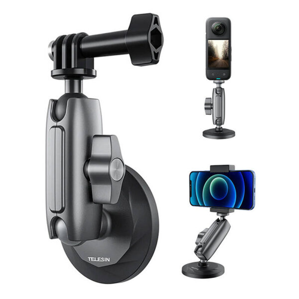 Magnetic Base Mount Telesin for action cameras - Image 6