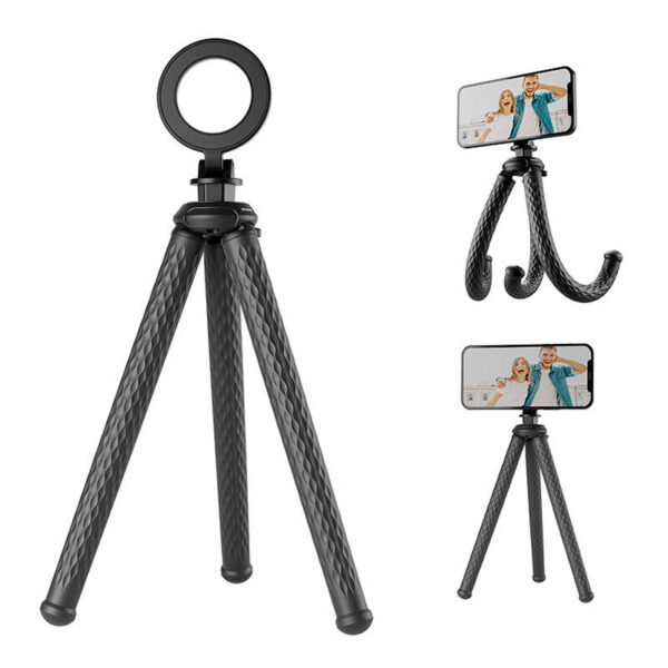Flexible Tripod TELESIN for Phones (black) - Image 4
