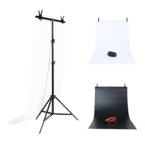 Podpera pozadia pre fotoštúdio Puluz 70x200cm + pozadia 2 ks DCA0976