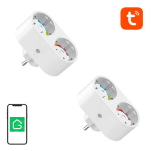 Duálna inteligentná zástrčka WiFi Gosund SP211 (2-balenie) 3500W Tuya