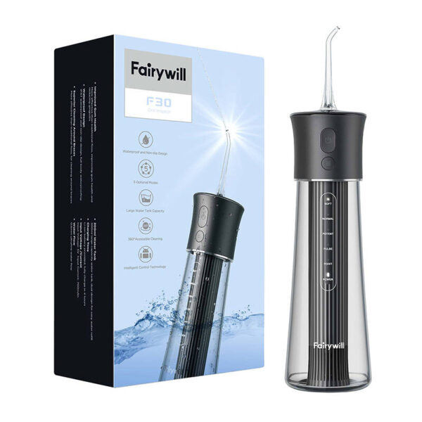 Zubný irigátor FairyWill F30 (čierna) - Image 4