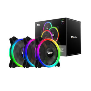 Súprava počítačového ventilátora ARGB Darkflash DR12 Pro 3v1 120x120 (čierna)