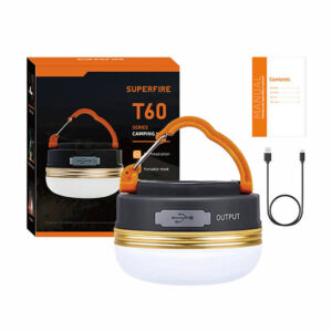 Kempingová lampa Superfire T60