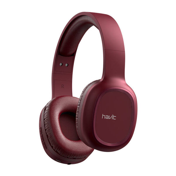 Bezdrôtové slúchadlá Bluetooth Havit H2590BT PRO (červené) - Image 5