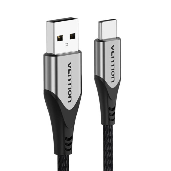 Kábel USB 2.0 A na USB-C Vention CODHD 3A, 0,5 m (sivý) - Image 2