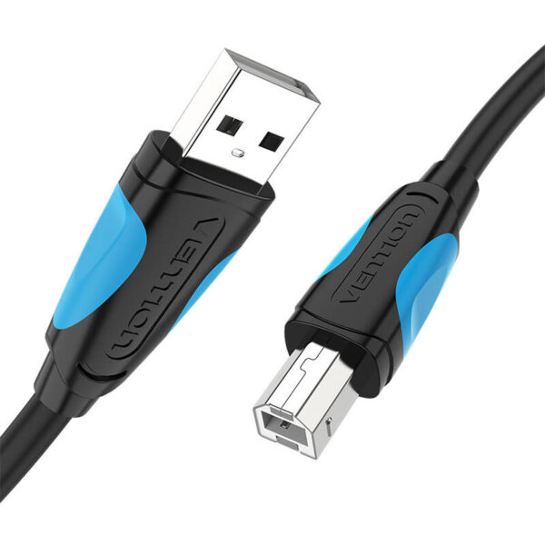 Kábel USB-A 2.0 na USB-B pre tlačiarne Vention VAS-A16-B100, 1 m (čierny) - Image 3