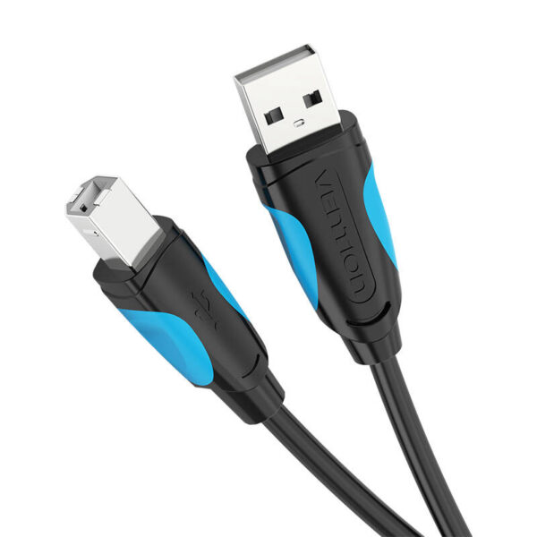 Kábel USB-A 2.0 do tlačiarne USB-B Vention VAS-A16-B200, 2 m (čierny) - Image 4