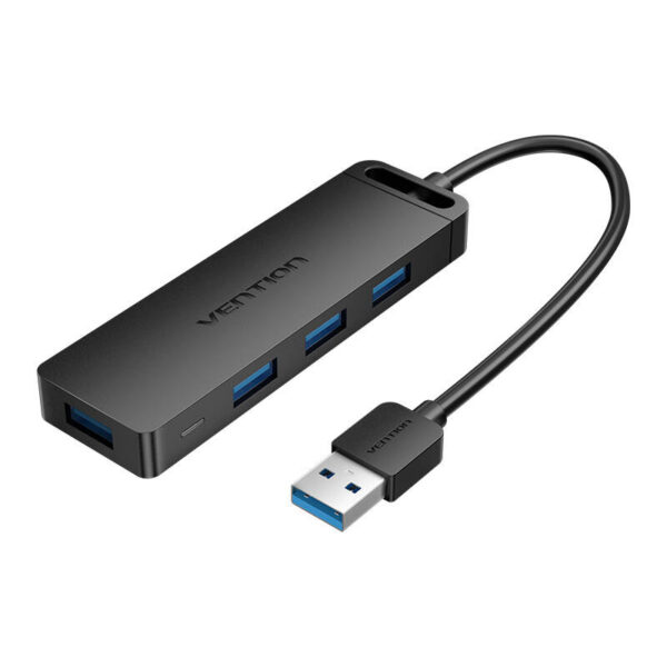 Rozbočovač USB 3.0 so 4 portami a napájacím adaptérom Vention CHLBB 0