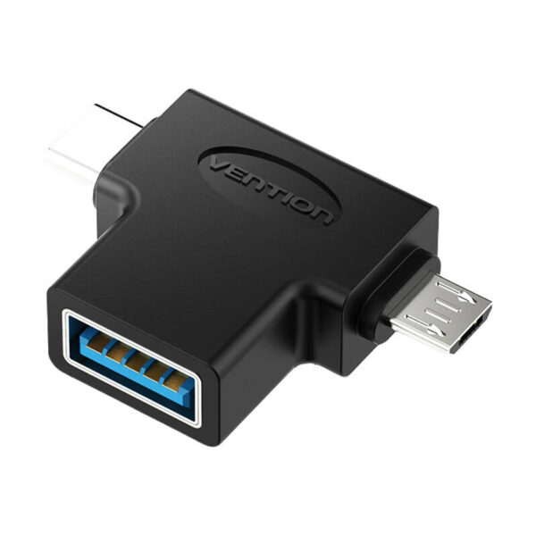 Adaptér OTG USB 3.0 na USB-C a Micro USB Vention CDIB0 - Image 2