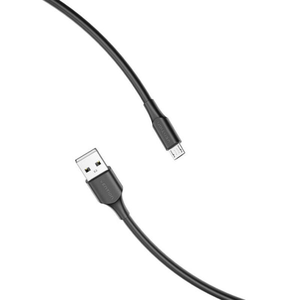Kábel USB 2.0 na Micro-B Vention CTIBD 2A 0,5 m (čierny) - Image 3