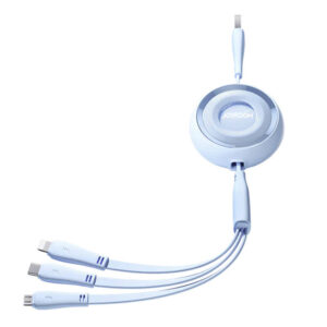 3v1 Joyroom Farebný kábel USB na USB-C/Lightning/Micro USB 3