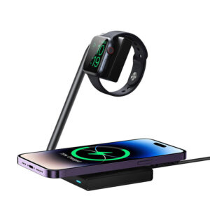 Magnetická bezdrôtová nabíjačka Baseus Simple Mini3 15W (čierna)