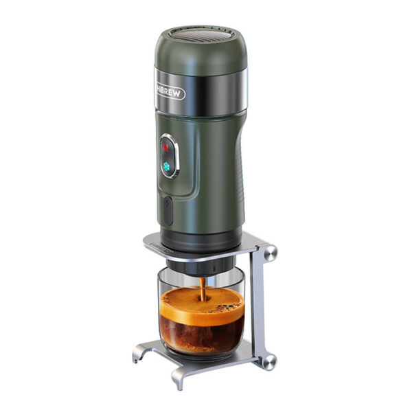 Portable 3-in-1 coffee maker with case HiBREW H4B_GN - Image 3