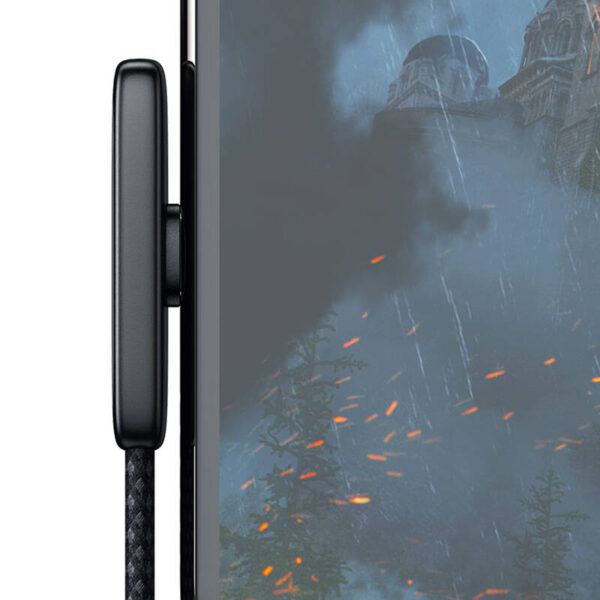 90 degree cable USB-C to USB-C Mcdodo CA-3360, 65W, 1.2m (black) - Image 4
