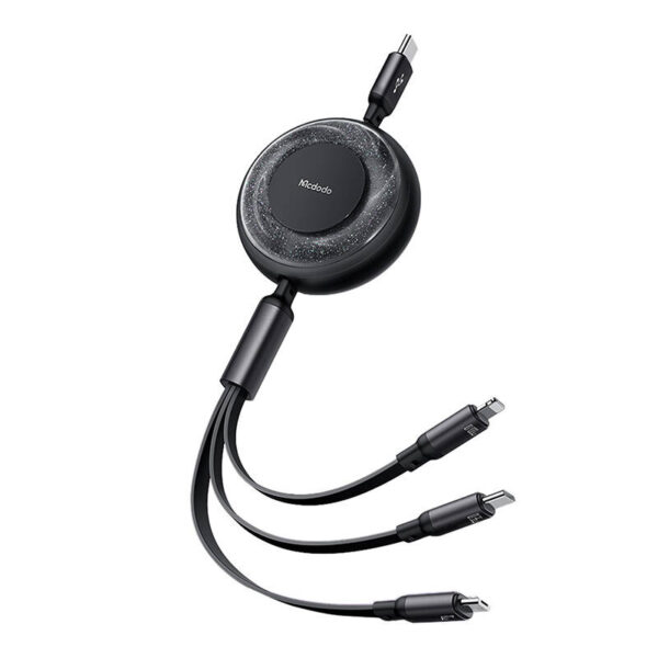 3in1 USB to USB-C / Lightning / Micro USB Cable