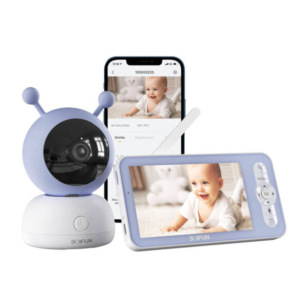 Rotating Baby Monitor Boifun 2S with Noice Detection - Image 2