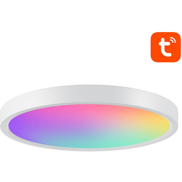 Inteligentna lampa sufitowa 30cm WiFi/Bluetooth 16M RGBCW Gosund LB12 1920lm Tuya + Pilot - Image 3