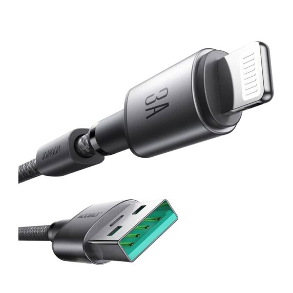 Kabel Joyroom S-A50 Unlimited 3A USB - Lightning 1.2m szary - Image 4