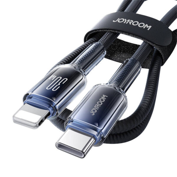 Kabel USB-C Lightning Joyroom S-A42 30W 1.2m czarny - Image 3