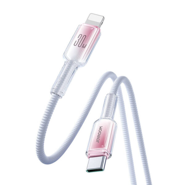 Kabel USB-C Lightning Joyroom S-A42 30W 1.2m biały - Image 2