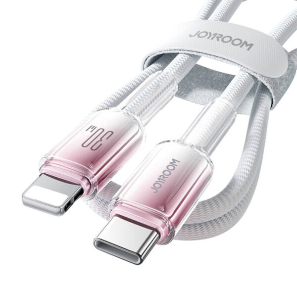 Kabel USB-C Lightning Joyroom S-A42 30W 1.2m biały - Image 3